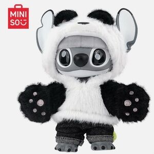 Limited Edition NWT Disney Miniso Stitch Panda Plush Toy